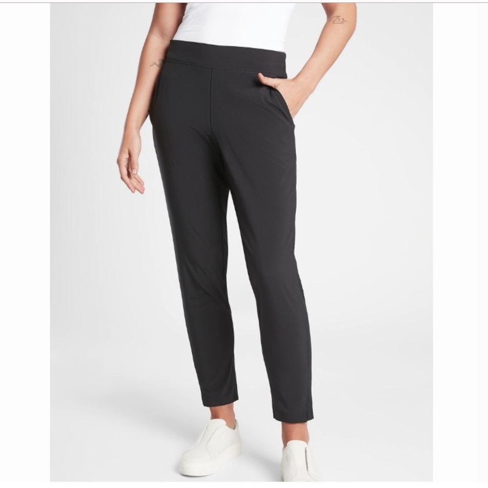 Athleta Size 6 Black Brooklyn Ankle Pants